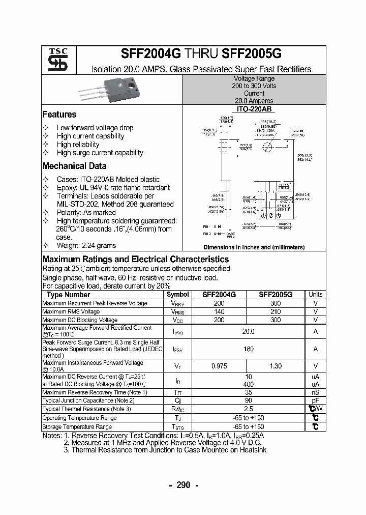 SFF2005G_1307452.PDF Datasheet