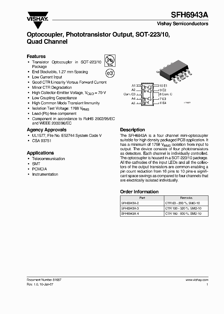 SFH6943A_1105980.PDF Datasheet