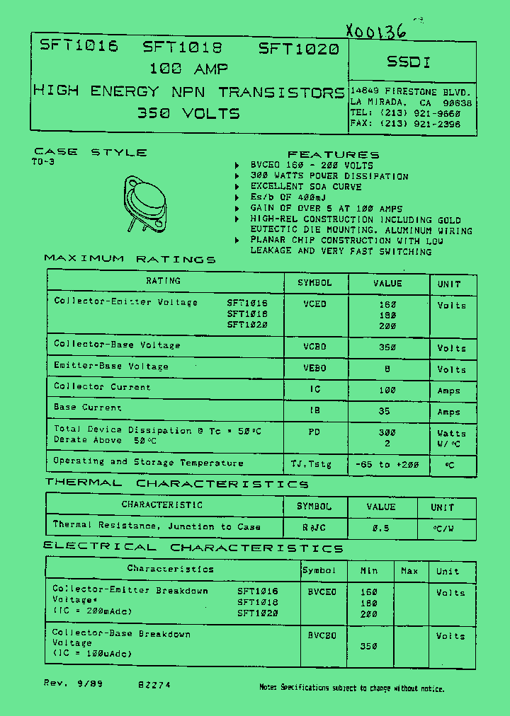 SFT1016_1018840.PDF Datasheet