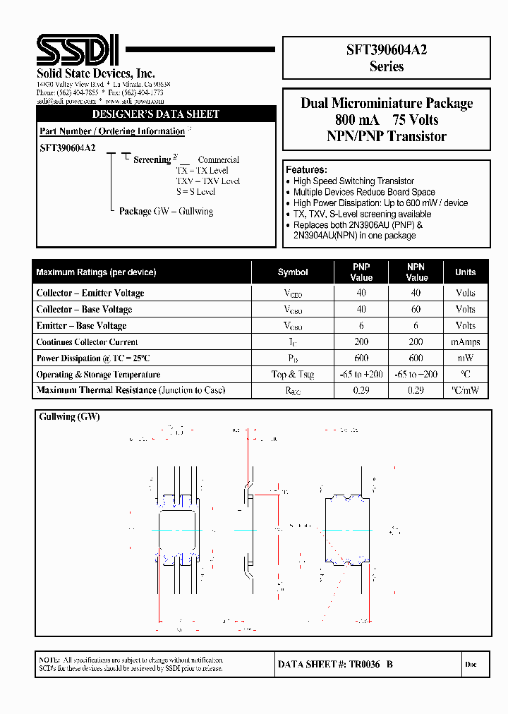 SFT390604A2_939292.PDF Datasheet