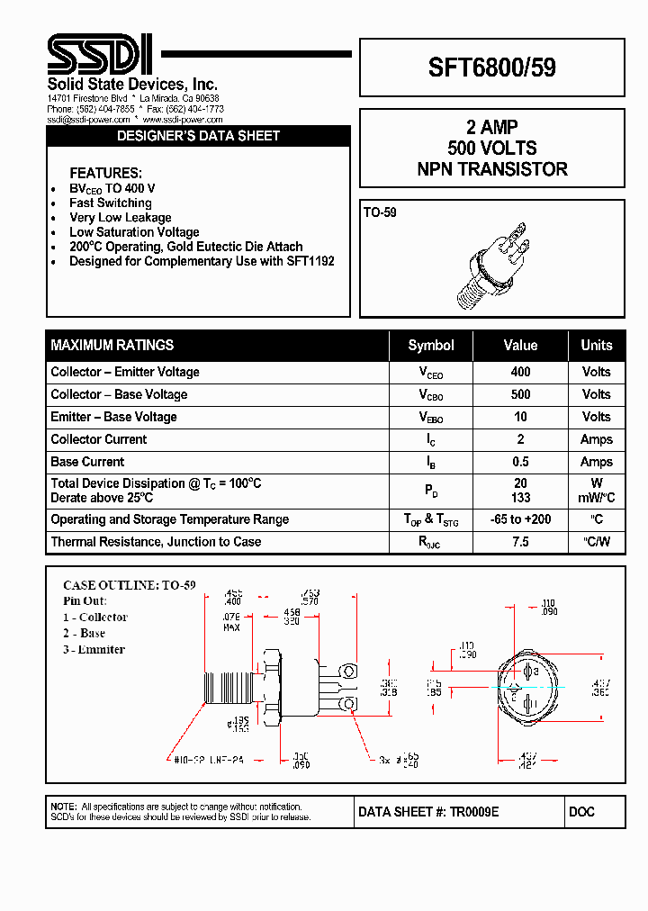 SFT6800-59_1307858.PDF Datasheet