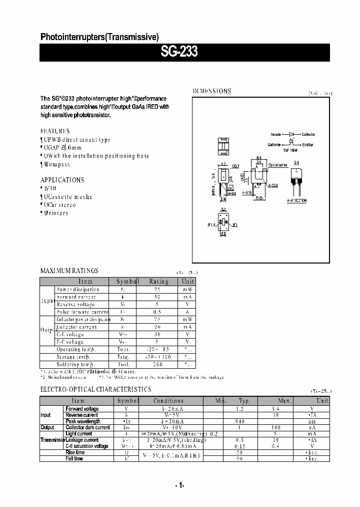 SG-233_1307947.PDF Datasheet