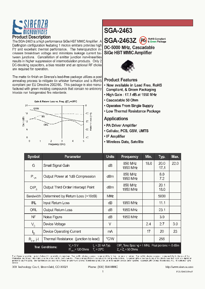 SGA-2463_1114570.PDF Datasheet