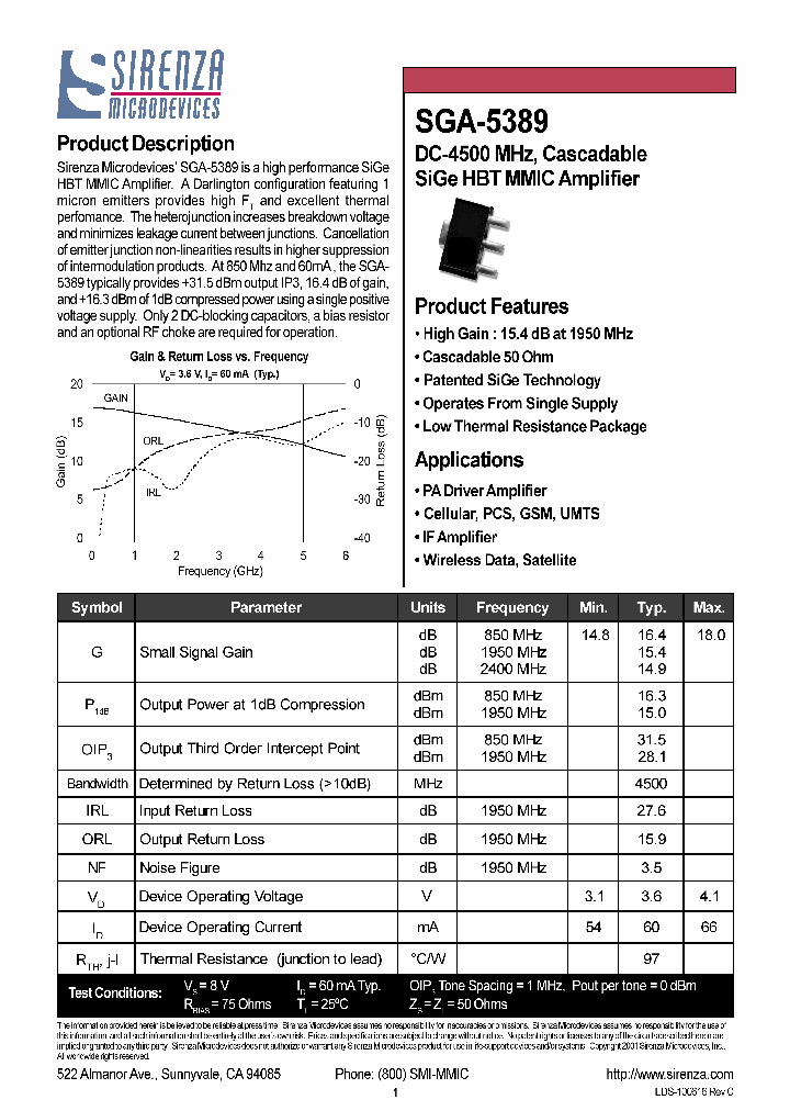 SGA-5389_1114610.PDF Datasheet