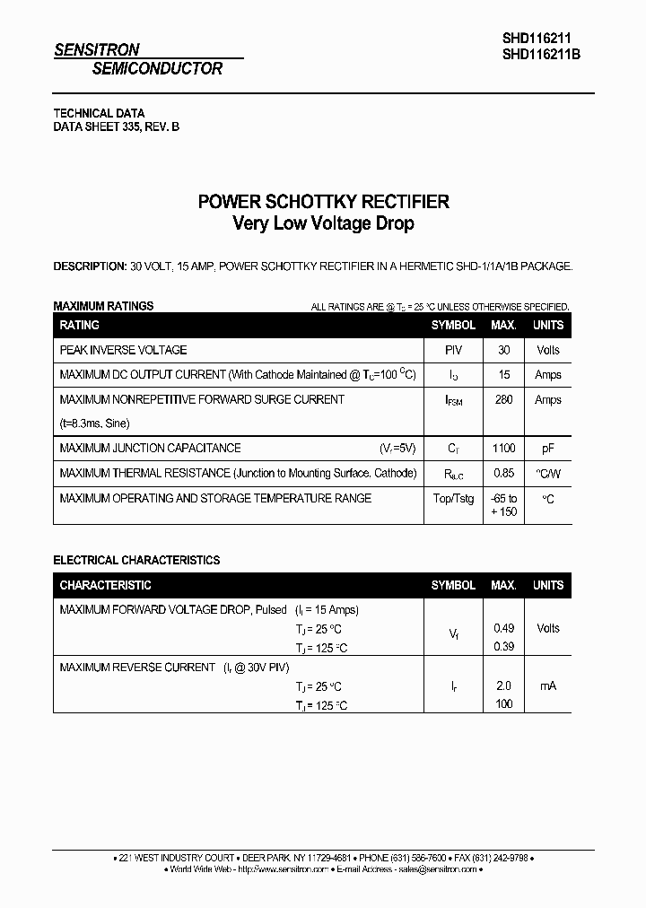 SHD116211_1164990.PDF Datasheet