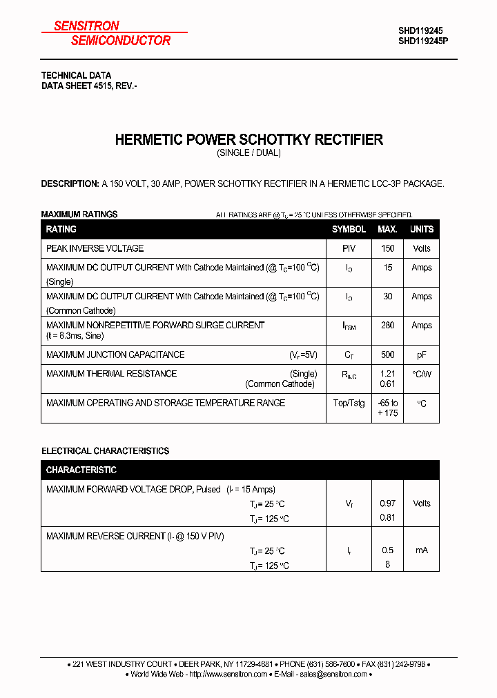 SHD119245_1165325.PDF Datasheet