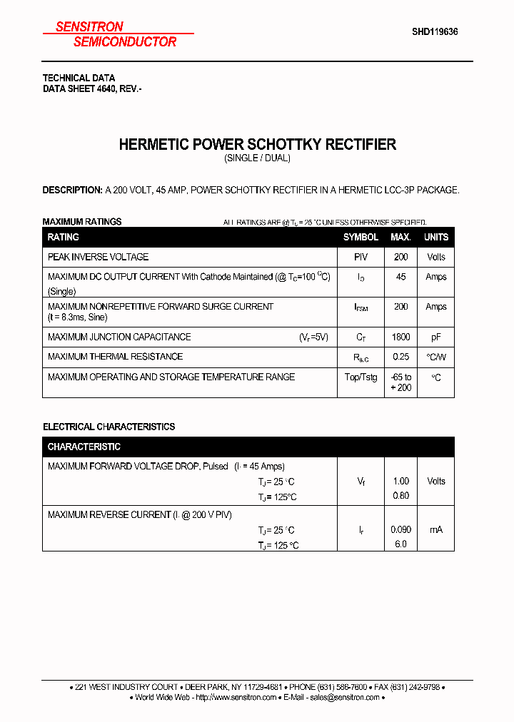 SHD119636_1164763.PDF Datasheet
