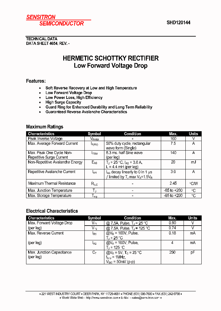 SHD120144_1164988.PDF Datasheet