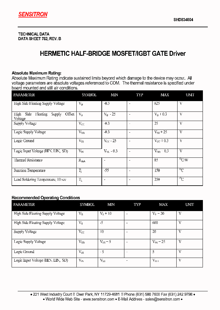 SHD834004_1308510.PDF Datasheet