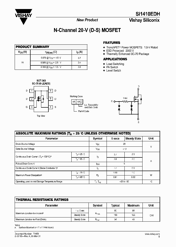 SI1410EDH_1308602.PDF Datasheet