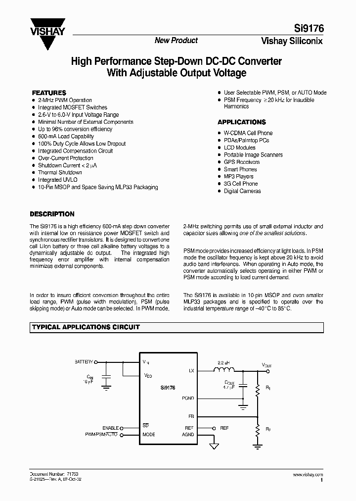 SI9176_1066640.PDF Datasheet