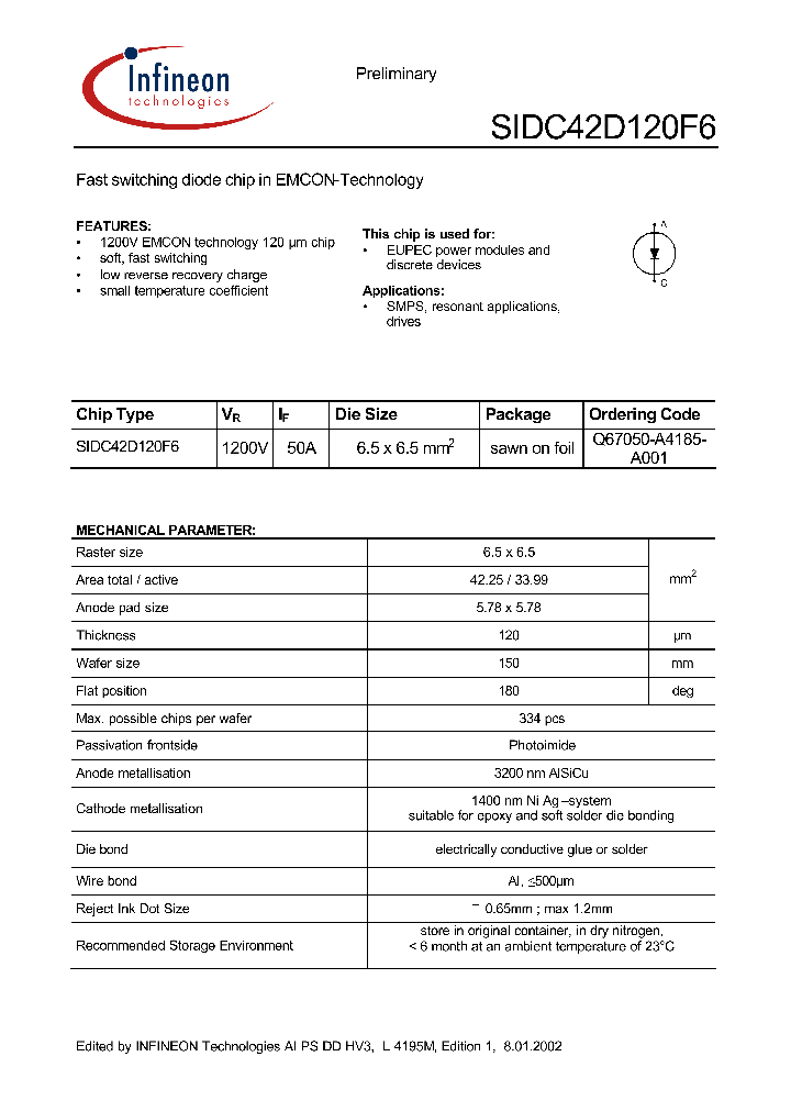 SIDC42D120F6_1309388.PDF Datasheet