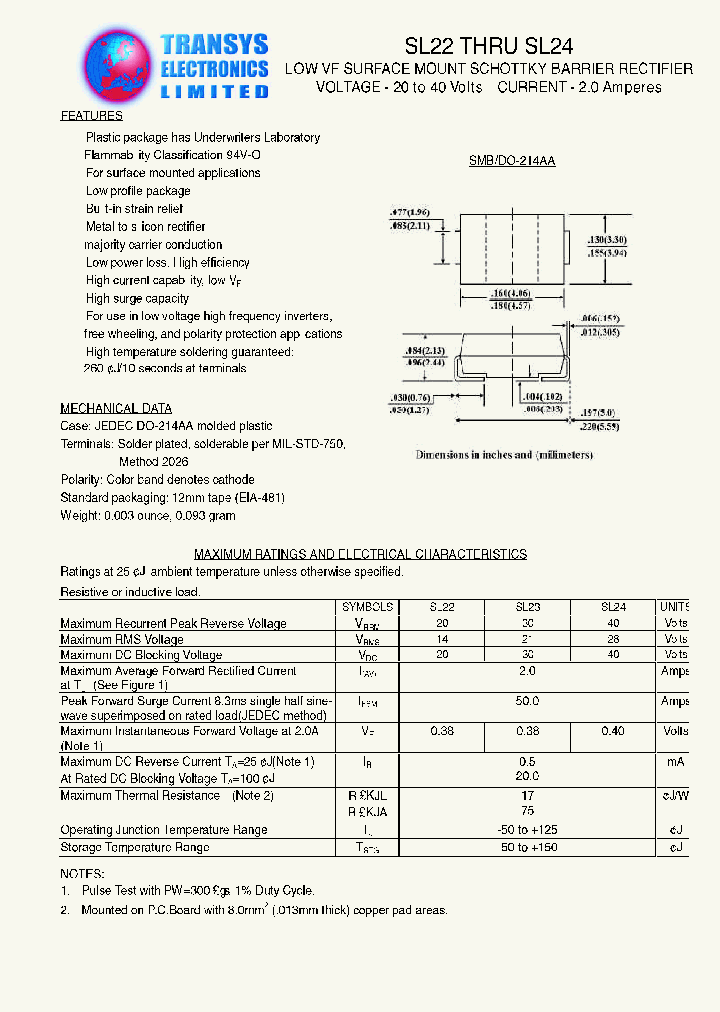 SL22_1087974.PDF Datasheet