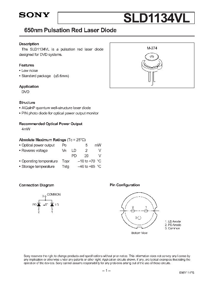 SLD1134VL_1310330.PDF Datasheet