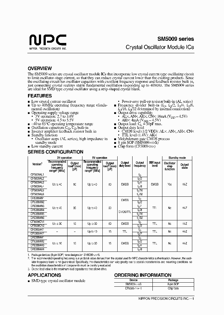 SM5009CN2S_1310646.PDF Datasheet