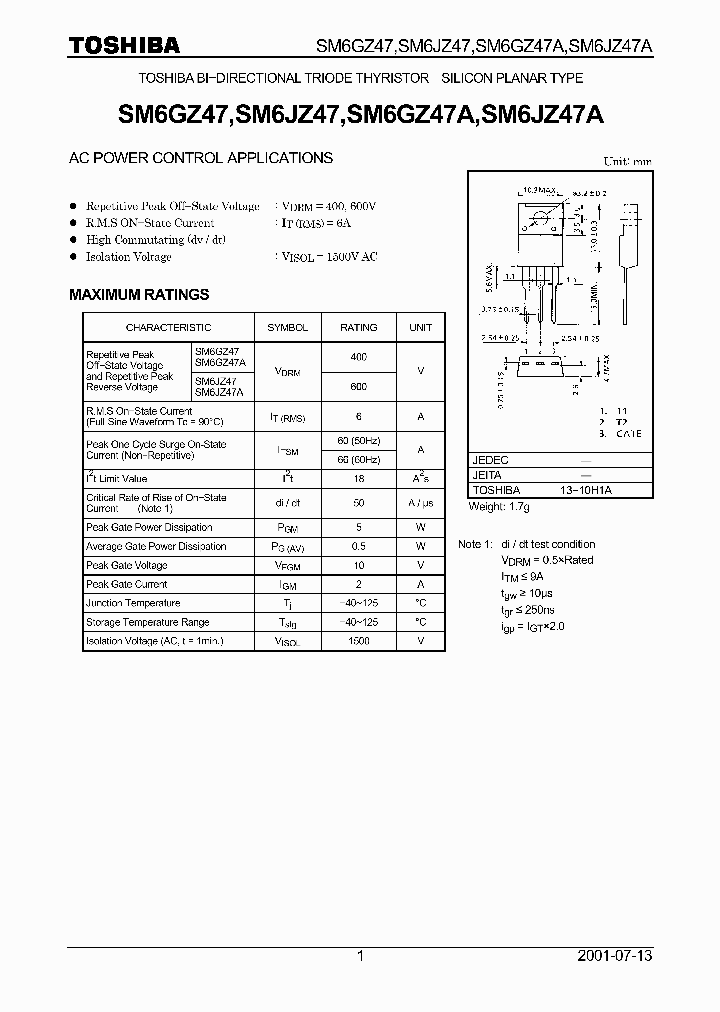 SM6JZ47A_1310806.PDF Datasheet