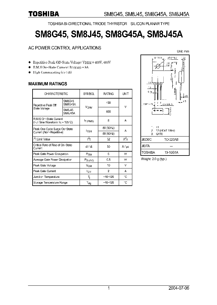 SM8J45A_1310871.PDF Datasheet