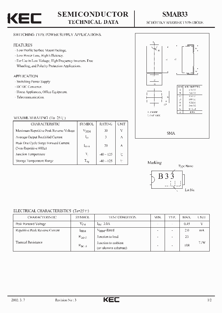SMAB33_1131783.PDF Datasheet