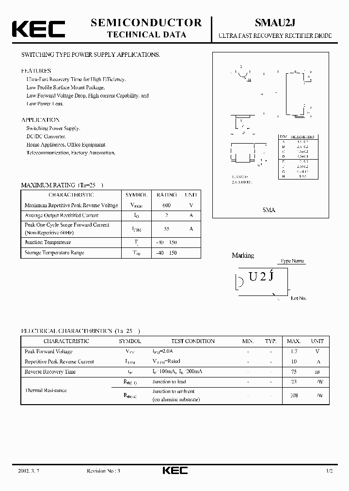 SMAU2J_1311112.PDF Datasheet