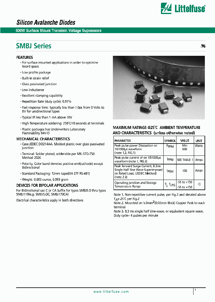 SMBJ90CA_1311169.PDF Datasheet