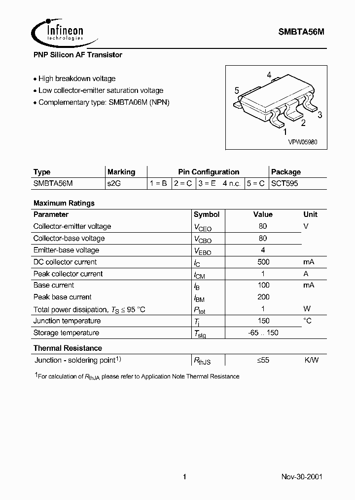 SMBTA56M_1311210.PDF Datasheet
