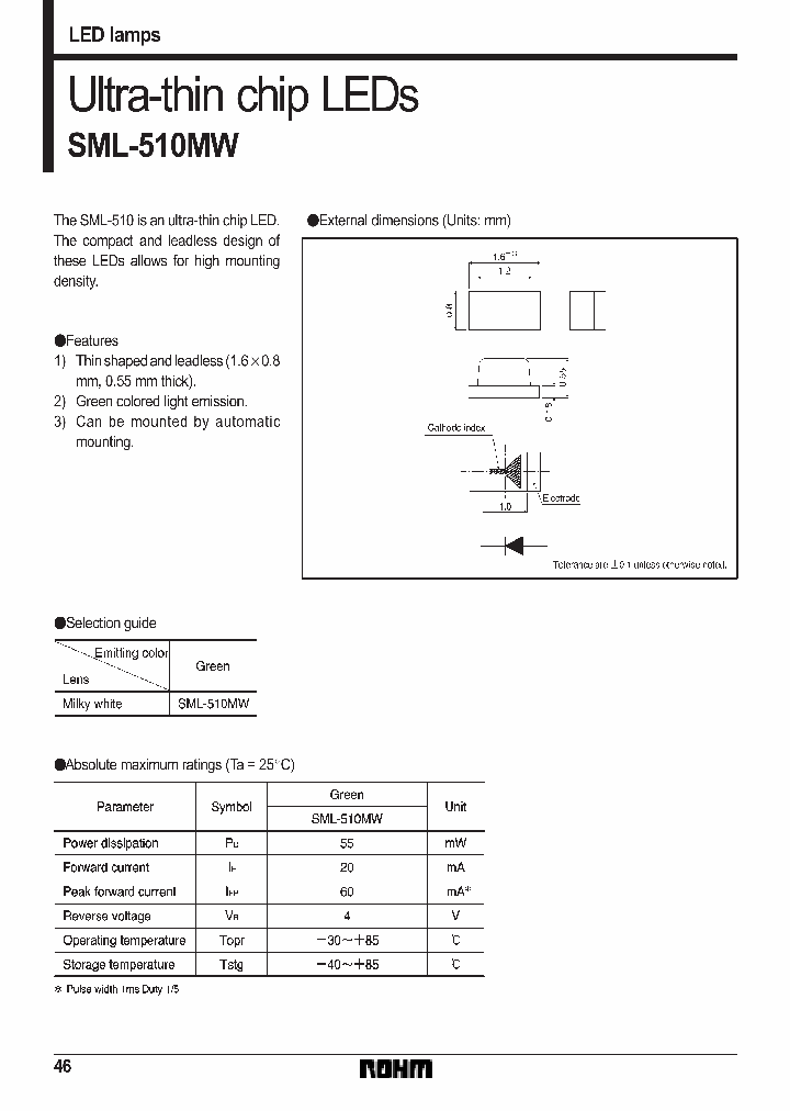 SML-510MW_1311463.PDF Datasheet