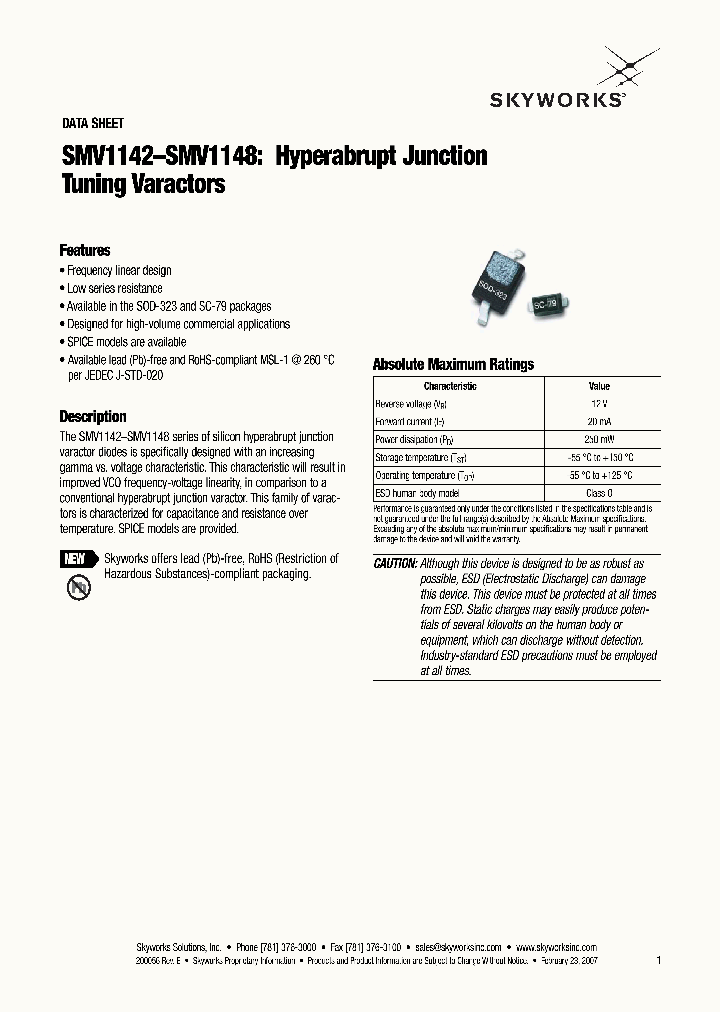 SMV1142_1113720.PDF Datasheet