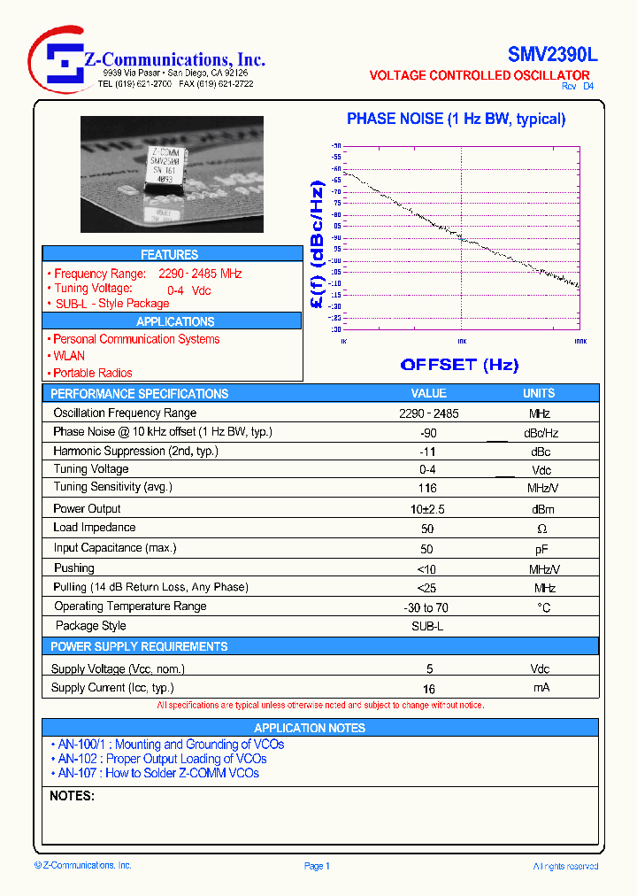 SMV2390L_1311713.PDF Datasheet