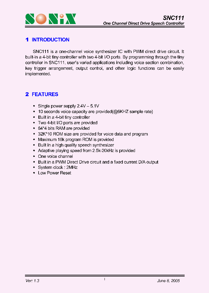 SNC11105_1313998.PDF Datasheet
