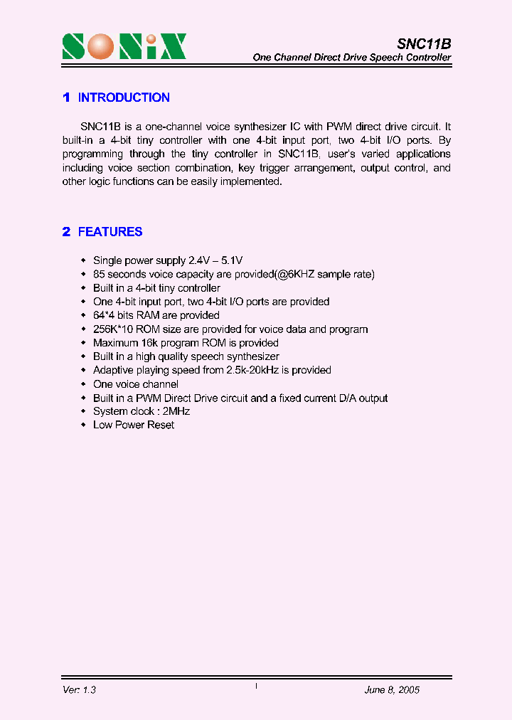 SNC11B05_1314011.PDF Datasheet