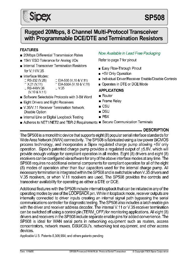 SP50805_1314933.PDF Datasheet