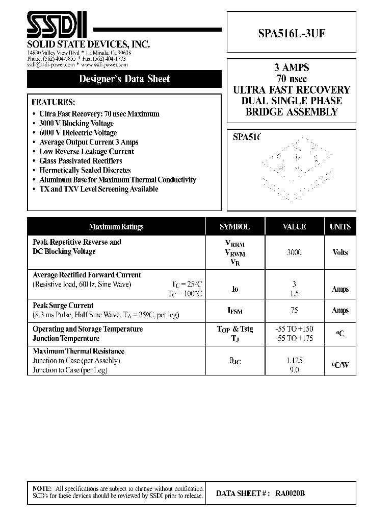 SPA516L-3UF_1315306.PDF Datasheet