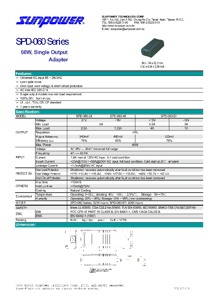 SPD-060_1315367.PDF Datasheet