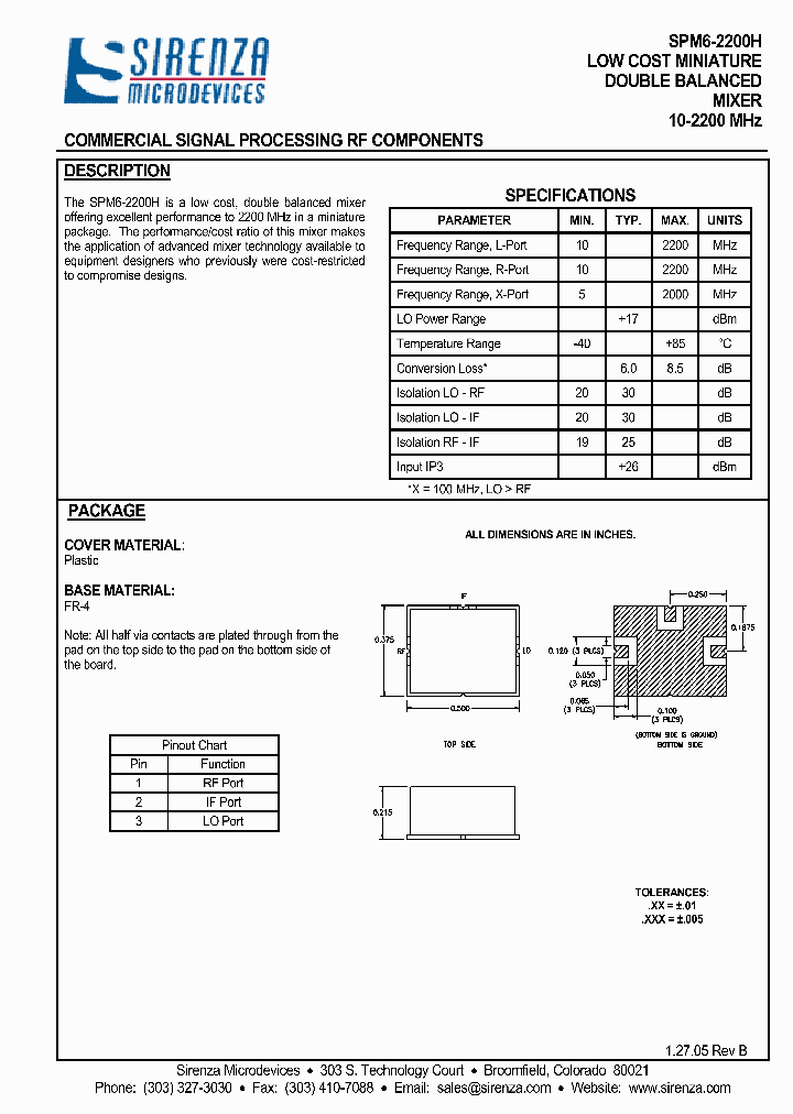 SPM6-2200H_1315467.PDF Datasheet
