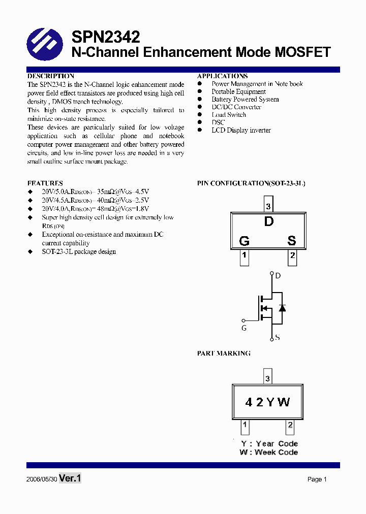 SPN2342_1113940.PDF Datasheet