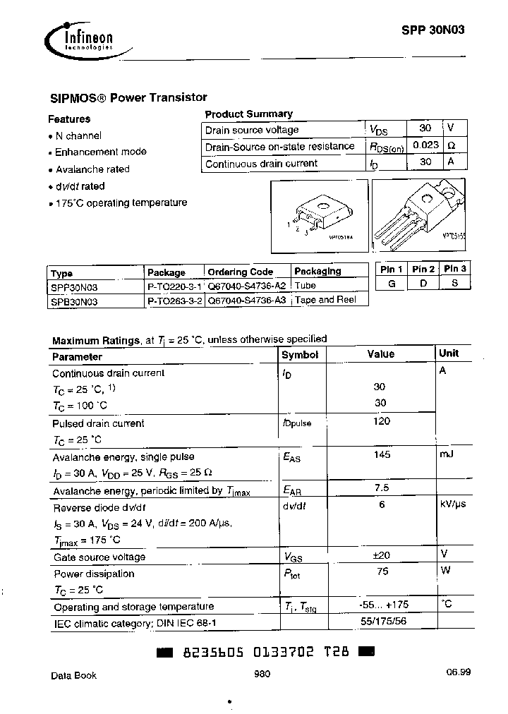 SPP30N03_1315585.PDF Datasheet