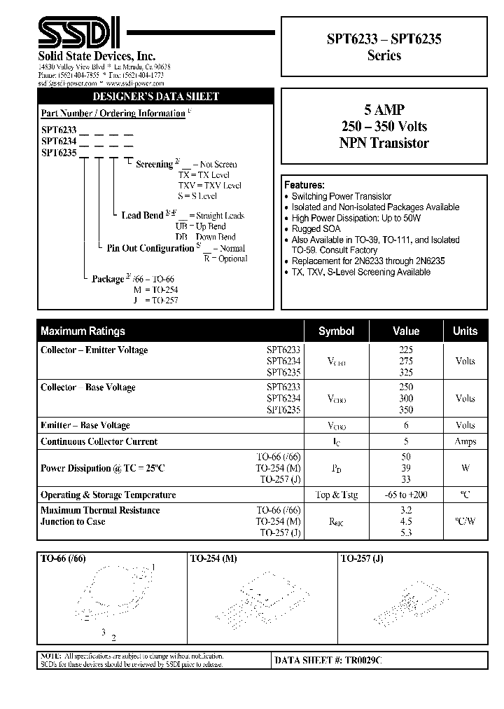 SPT6235_1315671.PDF Datasheet