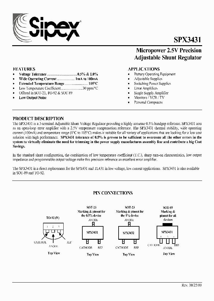 SPX3431N_1315867.PDF Datasheet