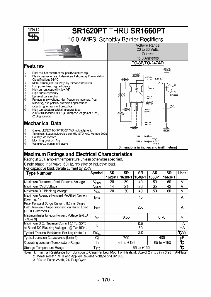 SR1660PT_1315957.PDF Datasheet