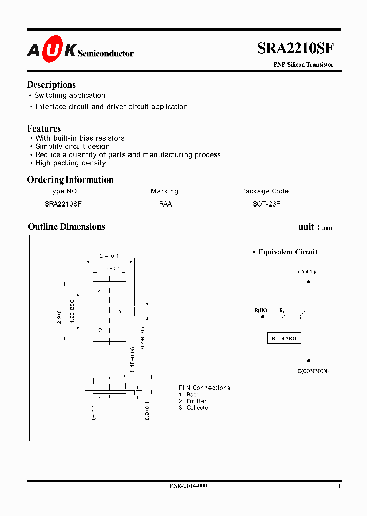 SRA2210SF_1316180.PDF Datasheet
