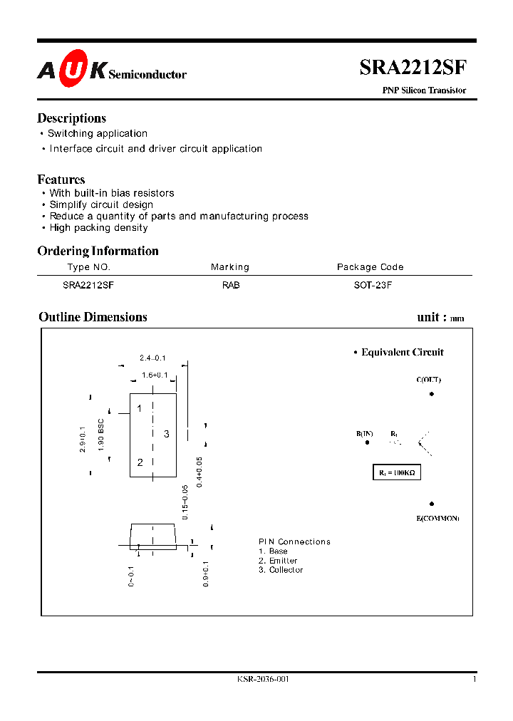 SRA2212SF_1316199.PDF Datasheet