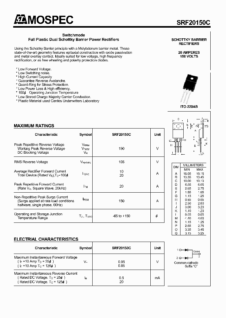 SRF20150CE_1075292.PDF Datasheet