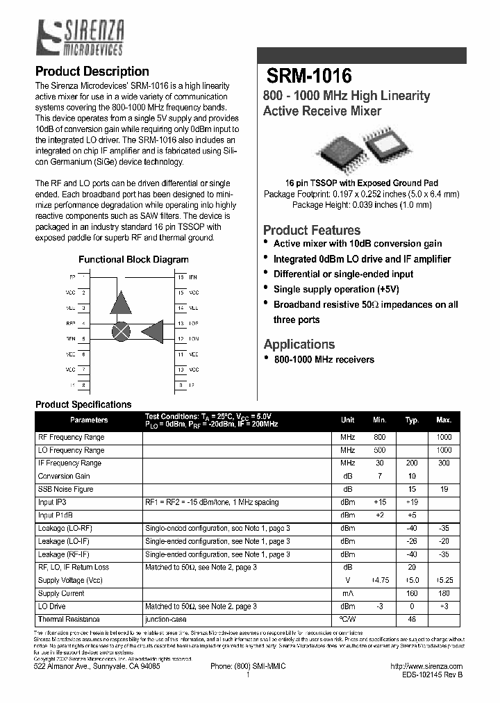 SRM-1016_1114158.PDF Datasheet