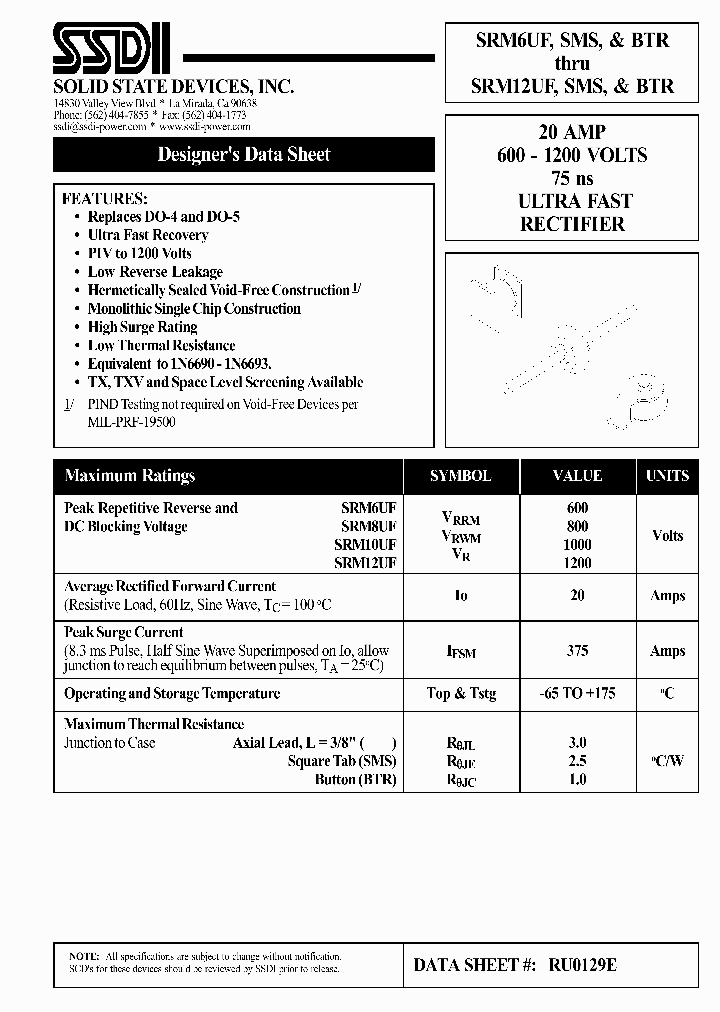 SRM8UFSMS_1316400.PDF Datasheet
