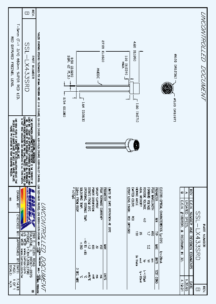 SSL-LX433SRD_1316734.PDF Datasheet