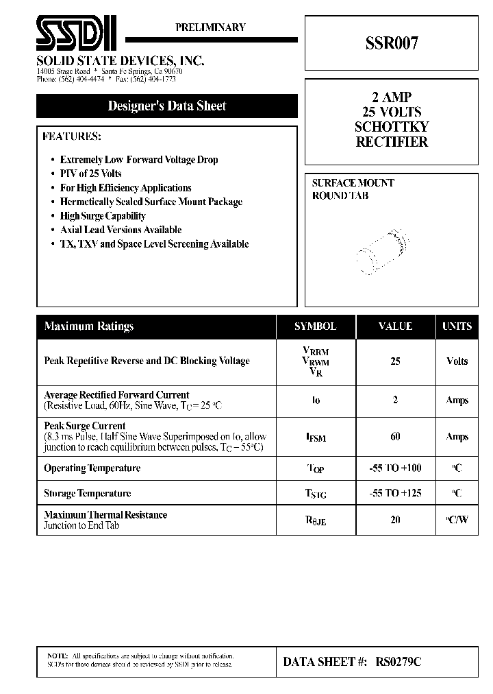 SSR007_1316870.PDF Datasheet