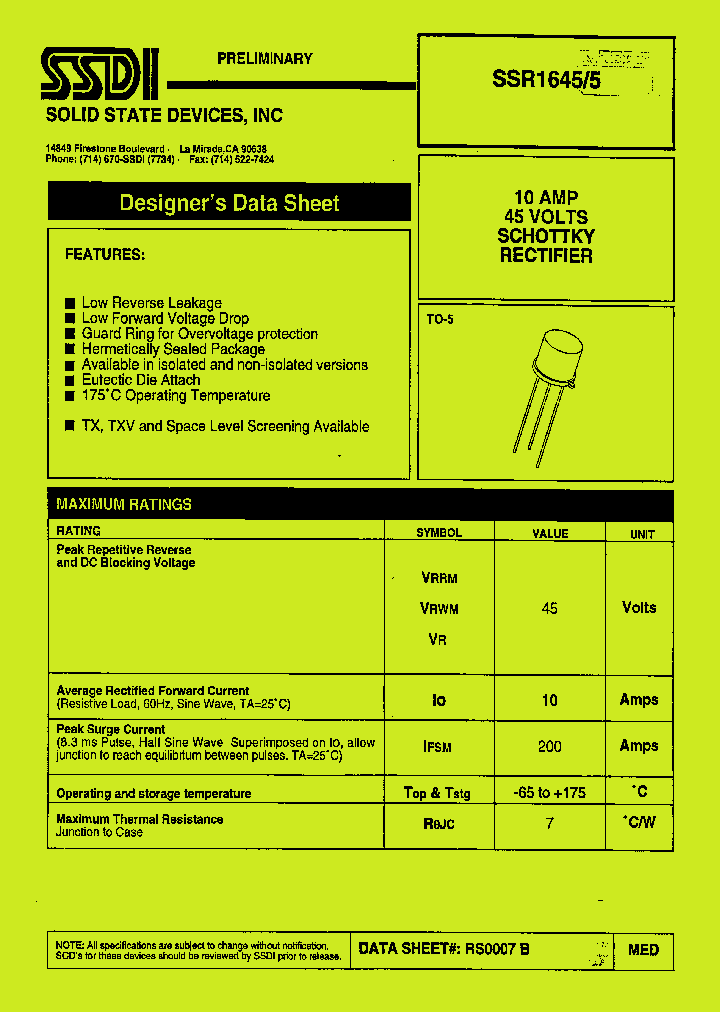 SSR16455_1316891.PDF Datasheet