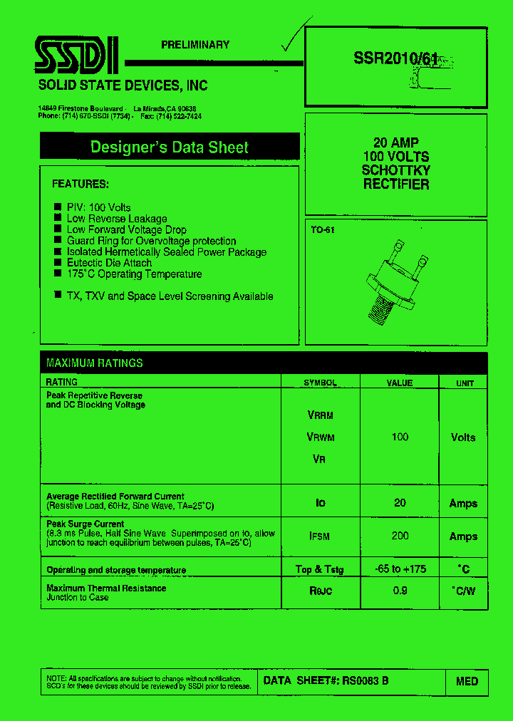 SSR201061_1316904.PDF Datasheet