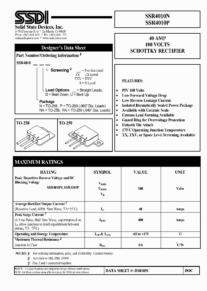 SSR4010N_1131641.PDF Datasheet