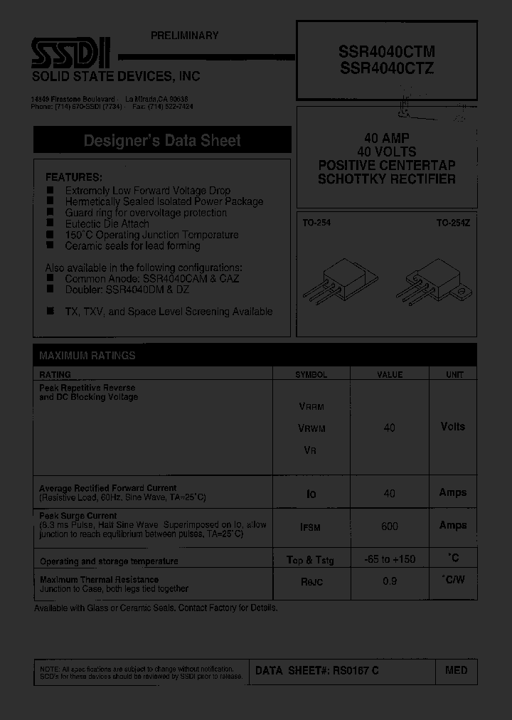 SSR4040CTM_1131646.PDF Datasheet